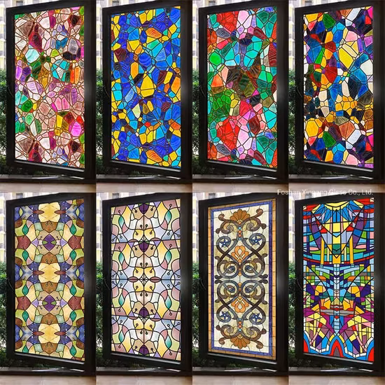 Vetro Tiffany/Opere d'arte/Finestre/Porte/Cupole/Decorazioni murali/Piastrelle mosaico fai da te/Vetro colorato