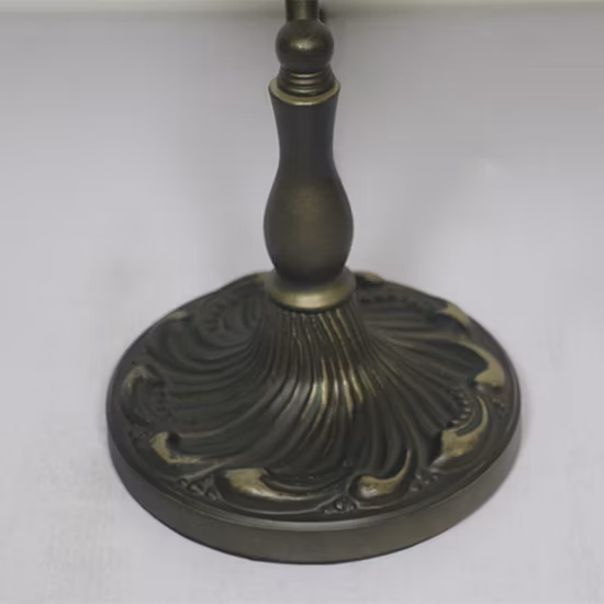 TF3927 Lampada da scrivania da banchiere in stile Tiffany Lampada da lettura in vetro colorato